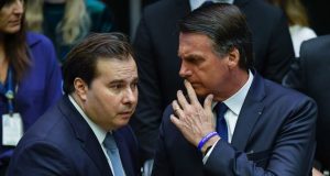 Rodrigo Maia e Bolsonaro