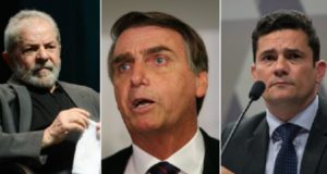 Lula, Bolsonaro e Moro