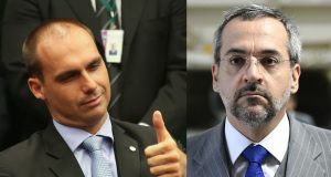 Eduardo Bolsonaro e Abraham Weintraub