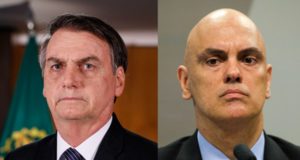 Jair Bolsonaro e Alexandre de Moraes