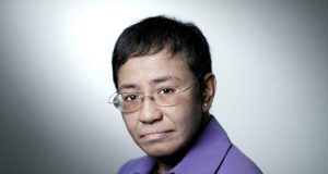 A vencedora do Nobel da Paz, Maria Ressa