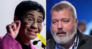 Maria Ressa e Dmitry Muratov