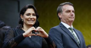 Michelle Bolsonaro e o presidente