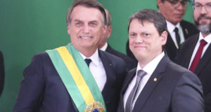 A imagem de Tarcísio e Bolsonaro