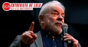 A imagem da live de Lula no DCM