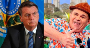 Foto do Bolsonaro e Batoré, montagem