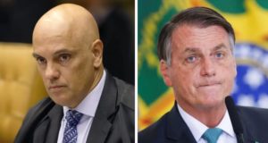 Alexandre de Moraes e Jair Bolsonaro