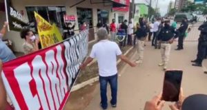 Protesto contra Bolsonaro