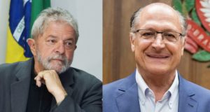 A imagem de Lula e de Alckmin