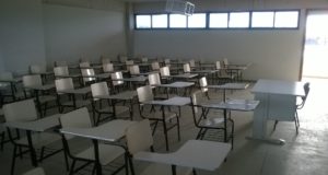 A imagem da sala de aula