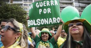 Idosas em manifestação pró-Bolsonaro