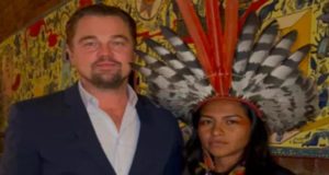 DiCaprio elogia Acampamento Terra Livre