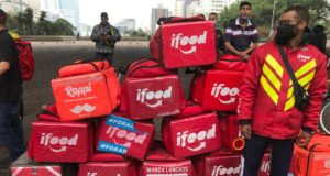 Greve de entregadores do iFood