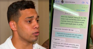 Gabriel Monteiro e mensagens de celular