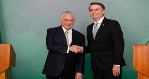 Michel Temer e Jair Bolsonaro