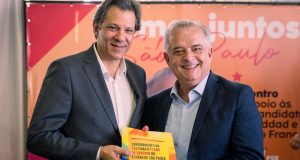 Fernando Haddad e Márcio França