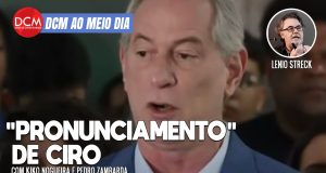 DCM Ao Meio-Dia: Bolsonarismo - jovem invade escola e mata colega; “pronunciamento” de Ciro é caso de internação