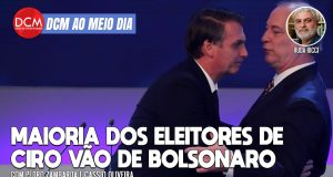 DCM Ao Meio-Dia: Nova pesquisa PoderData mostra Lula à frente; Ciro entrega a maioria dos eleitores para Bolsonaro