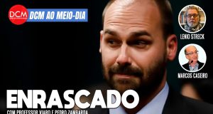 DCM AO MEIO-DIA: Eduardo Bolsonaro pagou argentino que mentiu sobre urnas; “PMs de Cristo” espalham terror no Guarujá