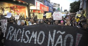 Manifestação contra o racismo