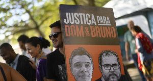 Protesto pela morte de Dom Phillips e Bruno Pereira