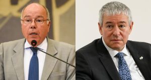 Montagem de fotos de Mauro Vieira e Daniel Zonshine, ambos sérios