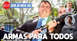 DCM Ao Meio-Dia: Exército liberou armas para assassinos e traficantes no governo Bolsonaro. Foto; Reprodução/DCMTV/YouTube