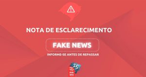 Arte criada pela Anvisa sobre fake news