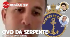 Sabadão do DCM: Fuzileiro agressor de Moraes reforça presença bolsonarista na Marinha. Foto: Reprodução/DCMTV/YouTube