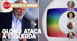 Superlive de Domingo: Atlas diz que Lula é aprovado por maioria dos brasileiros; O Globo ataca influenciadores de esquerda. Foto: Reprodução/DCMTV/YouTube