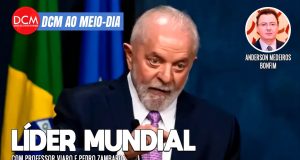 DCM Ao Meio-Dia: Lula anuncia Aliança Global contra fome; Maduro compara eleitorado de Bolsonaro e Milei ao de Hitler. Foto: Reprodução/DCMTV