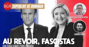 Superlive de domingo: URGENTE: Frente de esquerda e centro barra ultradireita na França em resultado histórico. Foto: Reprodução/DCMTV/YouTube