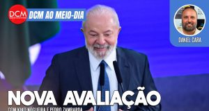 DCM Ao Meio-Dia: Ipec: 35% dos brasileiros avaliam governo Lula como bom ou ótimo; Dono da Quaest se reúne com Nunes. Foto: Reprodução/DCMTV/YouTube