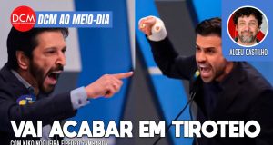 DCM Ao Meio-Dia: Debate do Uol e RedeTV com o porco Marçal vira mais um lamaçal. Foto> Reprodução/DCMTV/YouTube