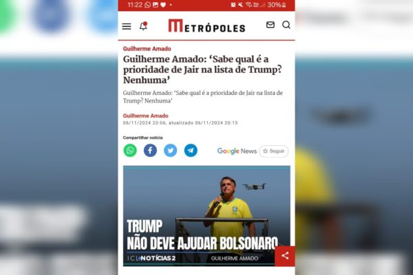 O que está por trás da demissão de um dos principais colunistas do site Metrópoles