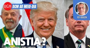 DCM Ao Meio-Dia: Lula parabeniza Trump; bolsonaristas e Musk apostam que STF pode anistiar Jair. Foto: Reprodução/DCMTV